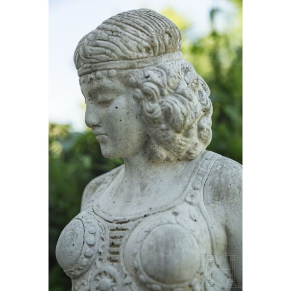 A female cast stone dancer, cast stone, 2nd half of the 20th century