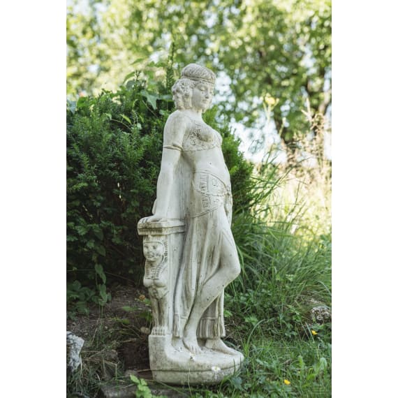 A female cast stone dancer, cast stone, 2nd half of the 20th century