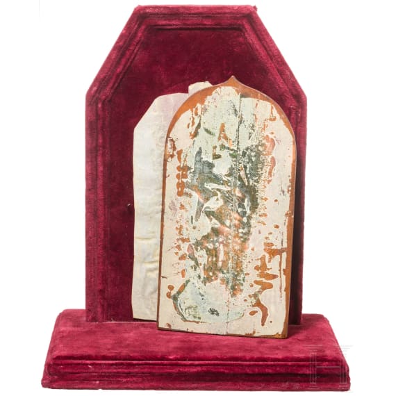 A French carved boxwood panel showing the Lamentation of Christ, late 16th century