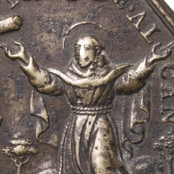 A Spanish medal of the Franciscan Order, 18th century