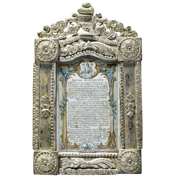 Four altar cards, 18th century
