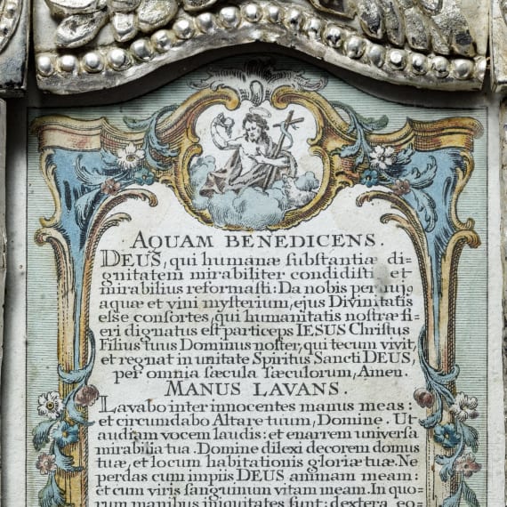 Four altar cards, 18th century