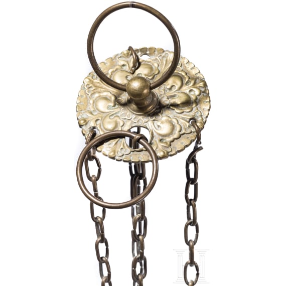 A French bronze censer in Gothic style, 19th century
