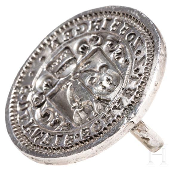 A Swiss master's seal of the bag makers' guild, Zofingen, 16th century