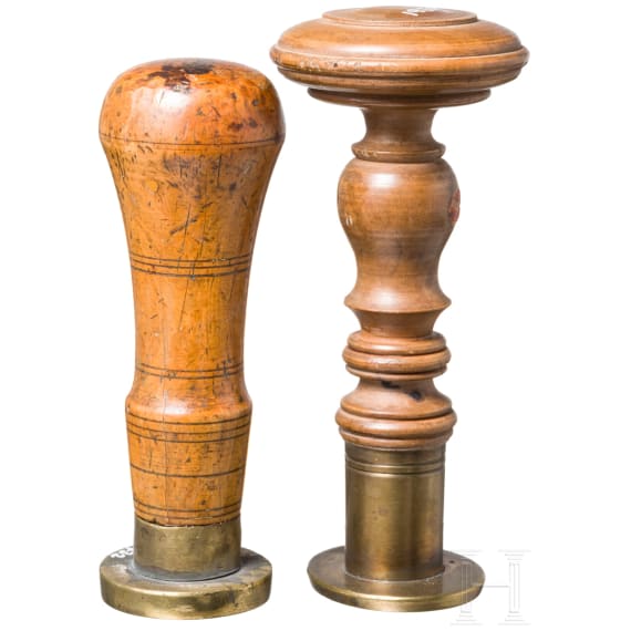 A German and a French seal, 19th century