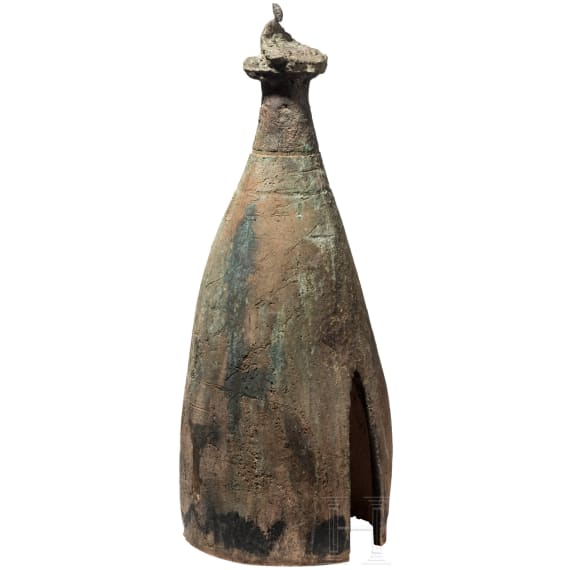 Two notched terracotta elements, probably Nigerian, 20th century