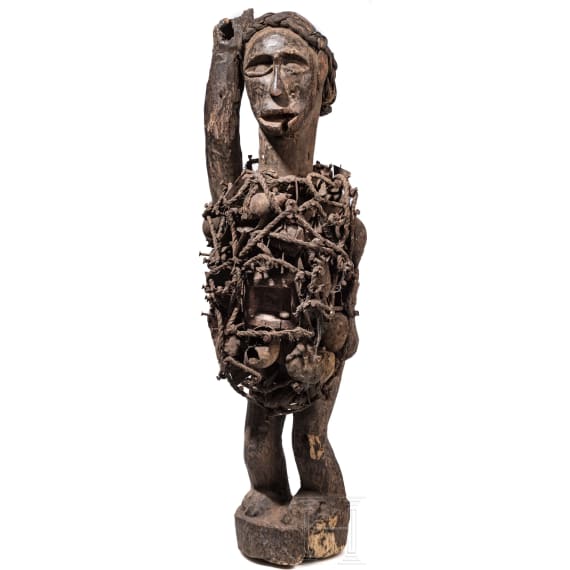 A Congolese fetish figure "Nkonde" of the Bakongo tribe