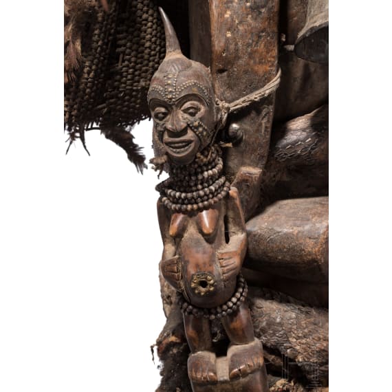 A heavy Congolese power figure of the Songye