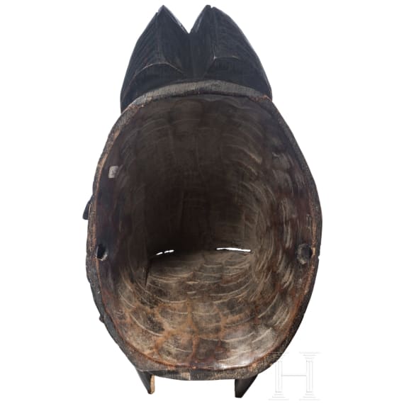 An Okuyi mask of the Punu in Gabon, 20th century