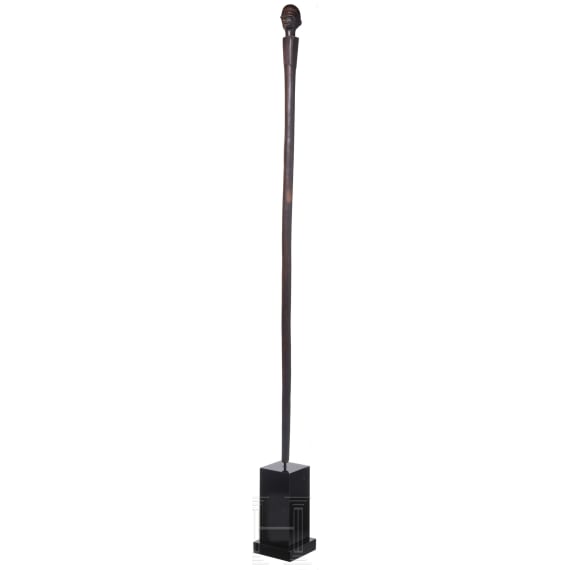 A dignitary staff of the Makonde people in Tanzania, 20th century
