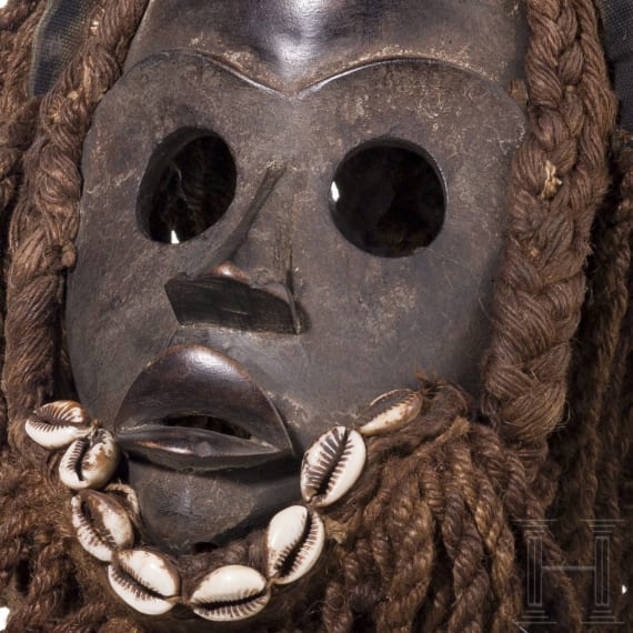 Three African masks, 20th century