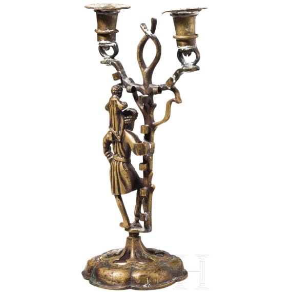 A German St. Christopher's chandelier in Gothic style, circa 1900