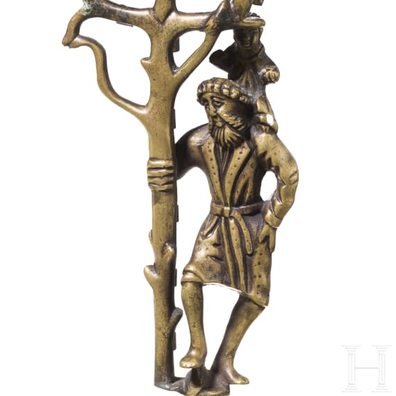 A German St. Christopher's chandelier in Gothic style, circa 1900