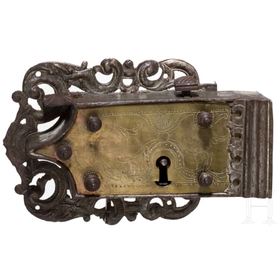 A German door lock, circa 1720
