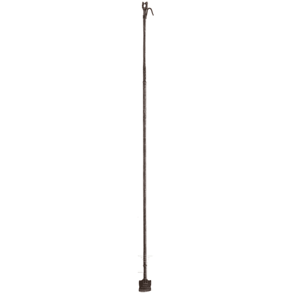 A German iron ember holder for lighting pipes, circa 1700