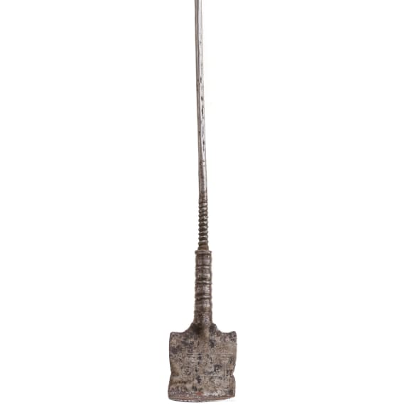 A German iron ember holder for lighting pipes, circa 1700