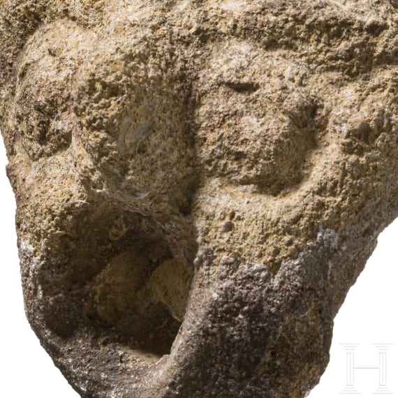 A small French Romanesque gargoyle, 12th century