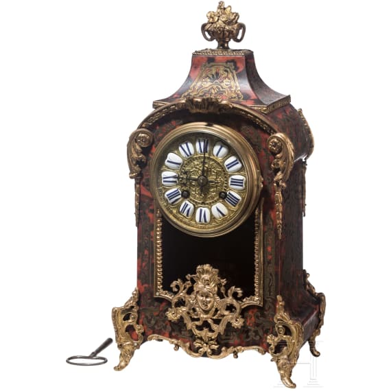 A German Baroque-style mantelpiece clock, 19th century