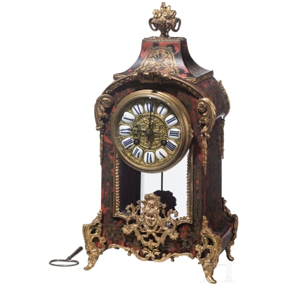 A German Baroque-style mantelpiece clock, 19th century