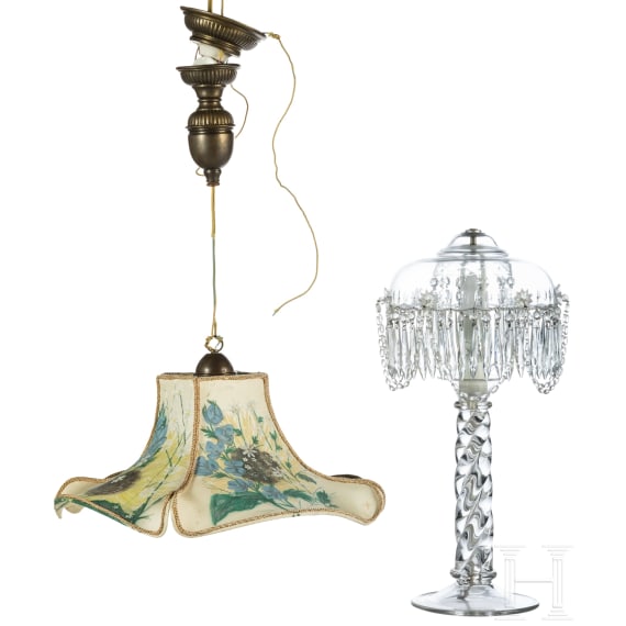 Two German or French table lamps, 2nd half of the 20th century