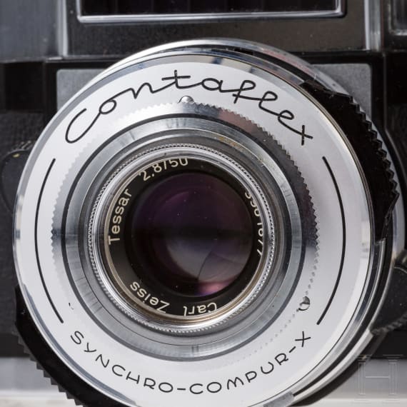 A Zeiss Ikon Contaflex Super B, 50 mm, 35 mm, 85 mm