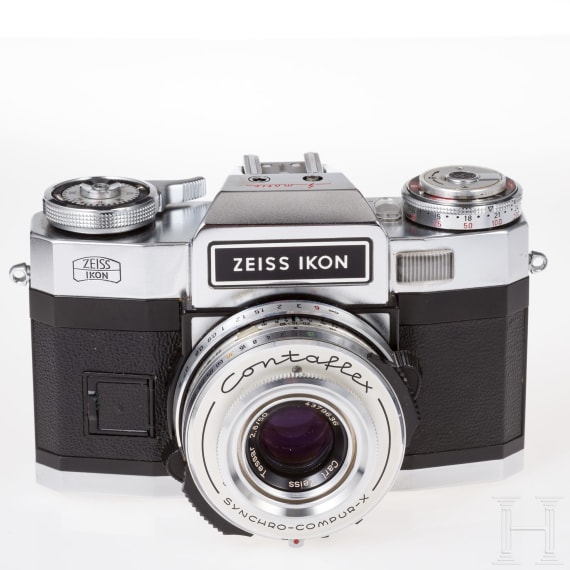 A Zeiss Icon Contaflex S Set 35 mm, 85 mm, 135 mm