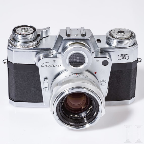 A Zeiss Ikon Contarex "Bull's Eye" with Carl Zeiss Planar 1:2 50 mm