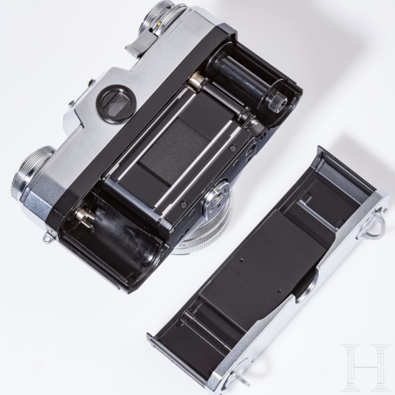 A Zeiss Ikon Contarex "Bull's Eye" with Carl Zeiss Planar 1:2 50 mm