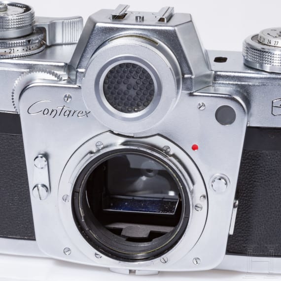 A Zeiss Ikon Contarex "Bull's Eye" with Carl Zeiss Planar 1:2 50 mm
