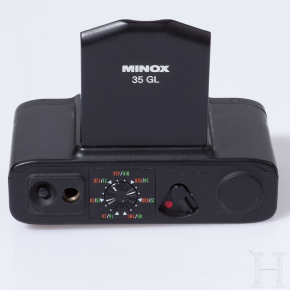 A camera Minox 35 GL, flash FC35