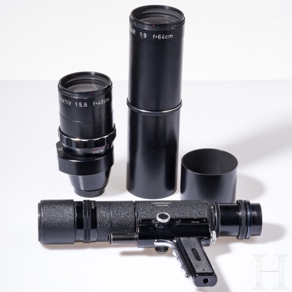 A case with Novoflex quick shooting lenses "Follow Focus Lenses"