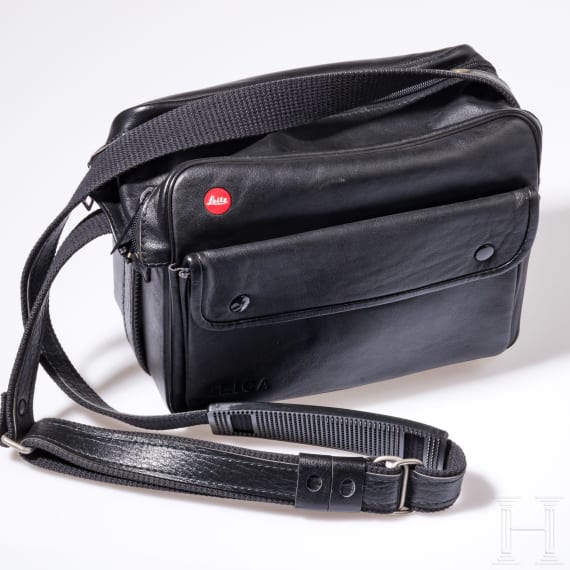 Four Leica leather bags