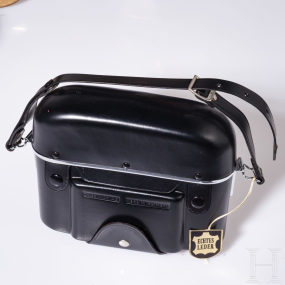Five leather bags and six lens cases