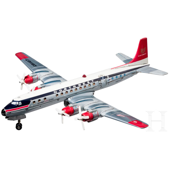 A Yonezawa DC-7C Plane of the Northwest Orient Airlines