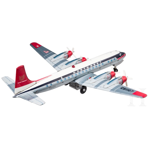 A Yonezawa DC-7C Plane of the Northwest Orient Airlines