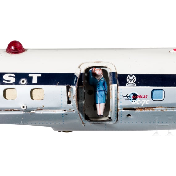 A Yonezawa DC-7C Plane of the Northwest Orient Airlines