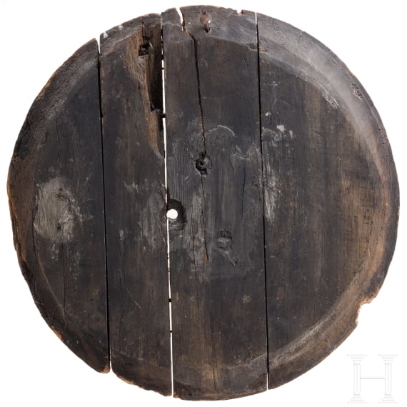A painted German shooting target with lion, ca. 1900