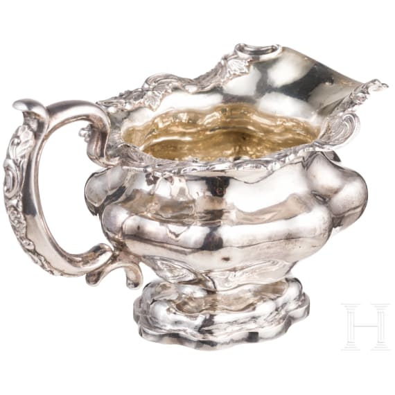 A Russian silver creamer, St. Petersburg, 1846