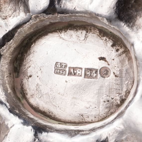 A Russian silver creamer, St. Petersburg, 1846