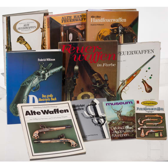 Ten German volumes of weapons literature, 2nd half of the 20th century