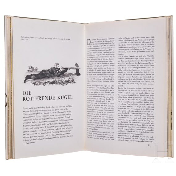 Ten German volumes of weapons literature, 2nd half of the 20th century
