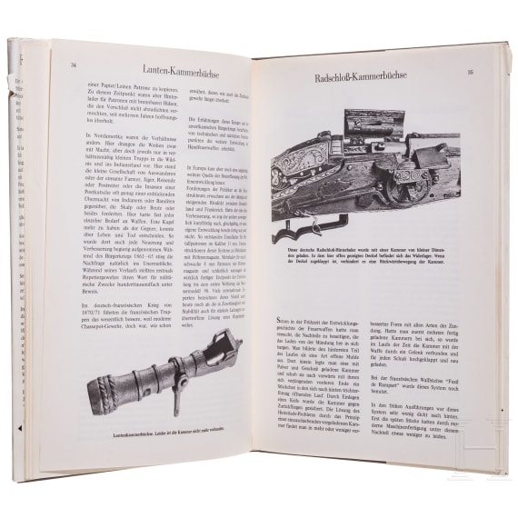 Ten German volumes of weapons literature, 2nd half of the 20th century