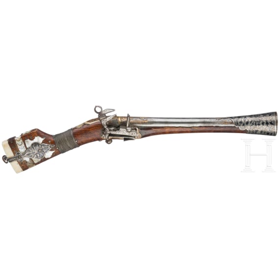 A Caucasian blunderbuss pistol, 19th century