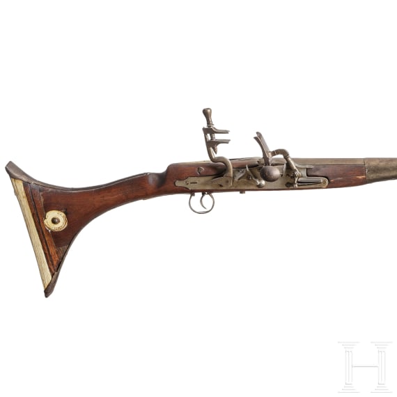 A Moroccan flintlock gun, 19th century