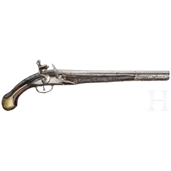 A flintlock pistol, Ottoman Empire, 18th century
