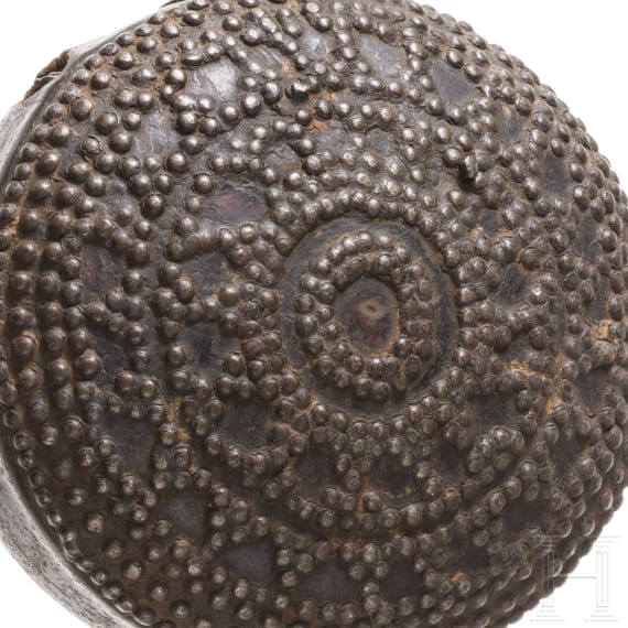 Two powder flasks, 19th century