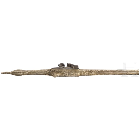 A magnificent Ionian flintlock pistol, circa 1820