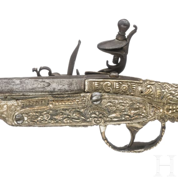 A magnificent Ionian flintlock pistol, circa 1820