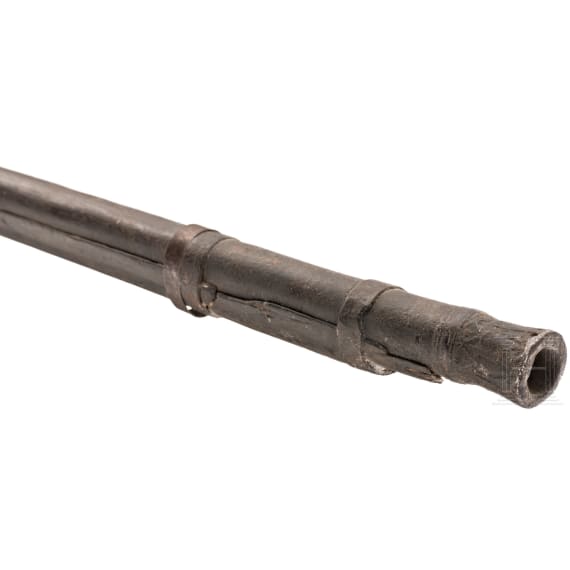 An Indian matchlock gun, 19th century