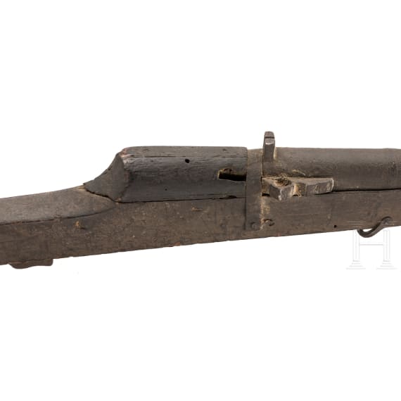 An Indian matchlock gun, 19th century